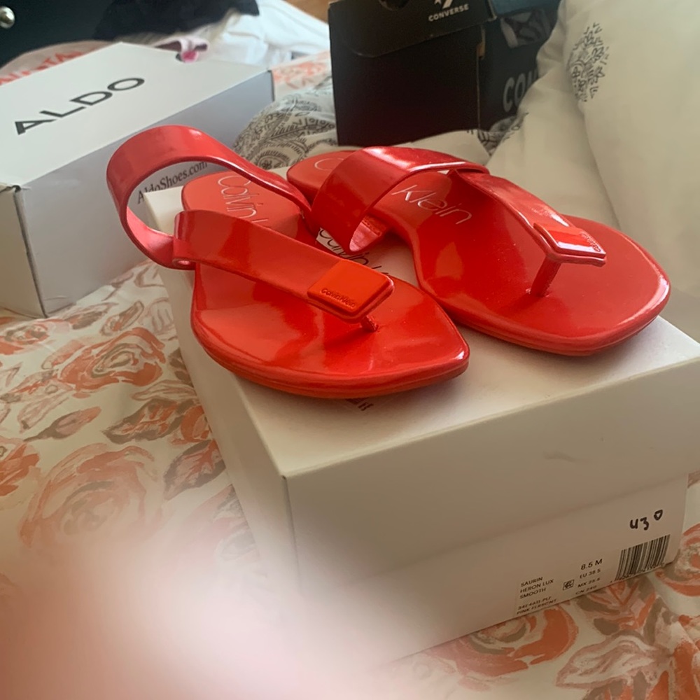 Calvin Klein Saurin heron Lux sandal